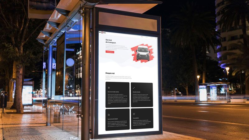 Wedesign personalizat - site web de prezentare summertrans.ro