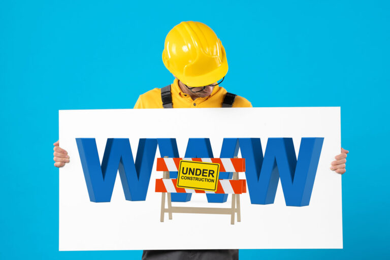 Rolul unei pagini "Under Construction"