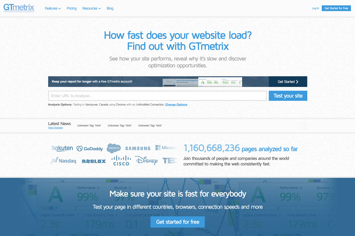 GTmetrix