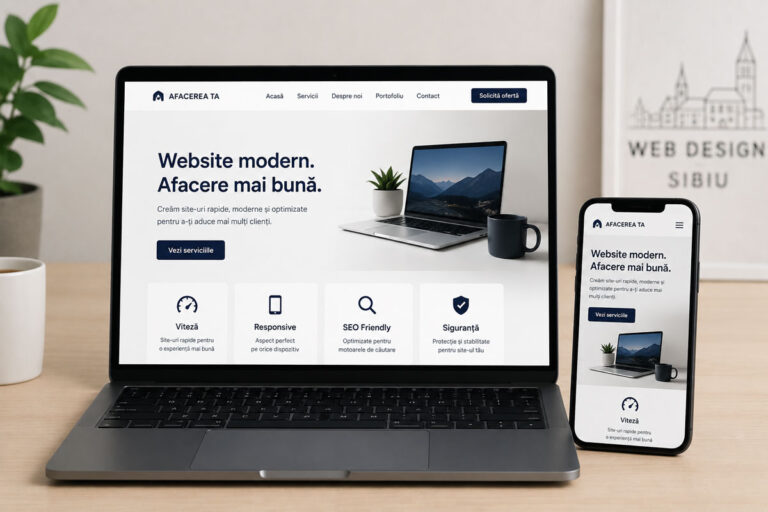 Web design Sibiu – ce ar trebui să conțină un website modern în 2026