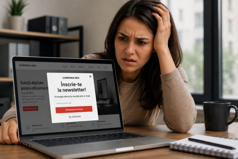 10 greșeli care alungă clienții de pe un site